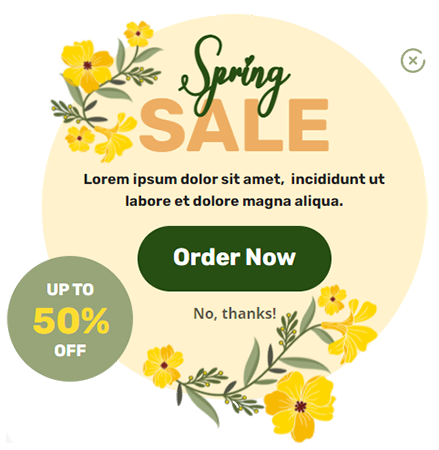 Showcased Spring Template