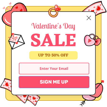 Showcased Valentine Template