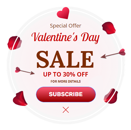 Showcased Valentine Template