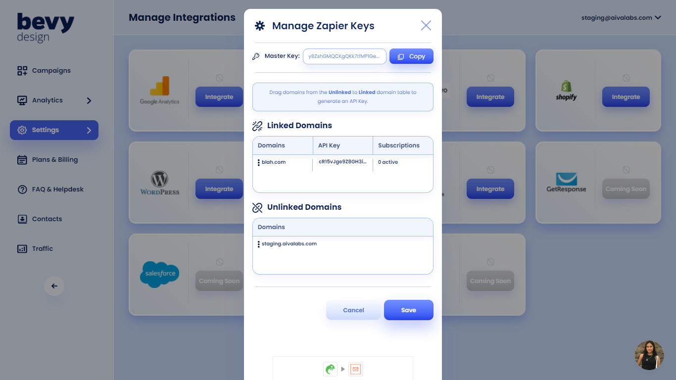 Zapier Integration